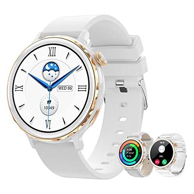 Smart Watch for Women, Dial Answer Calls Smartwatch for Android iOS Phones  Waterproof Activity Fitness Tracker with 1.32 Full Touch Screen 20 Sports