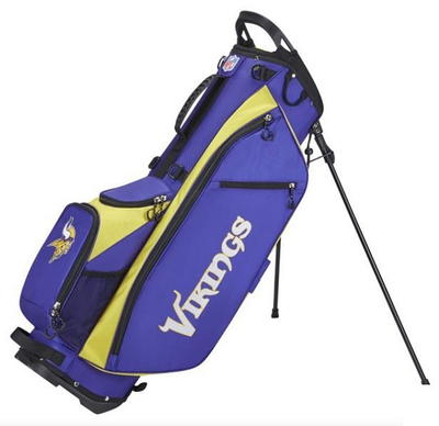 WinCraft Minnesota Vikings Caddie Carry Hybrid Golf Bag