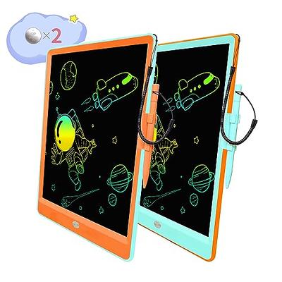 Chuchik Toys Magnetic Drawing Board for Kids and Toddlers. Large 15.7 inch Doodle Writing Pad Comes with A 4-Color Travel Size