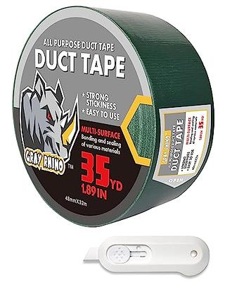 3 Pack Waterproof Tape for Outdoor Use Duct Tape Heavy Duty White Duck Tape Waterproof Tape Duct Tape White, 2 Inches x 30 Yards