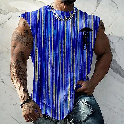 Summer New Y2K Sleeveless Top Men Muscle Tshirt Sporting Gym Clothing Mens  Sport Fitness Black Tank