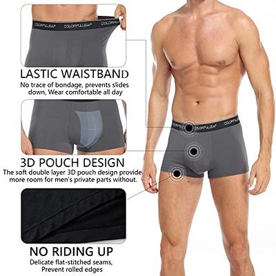 40S Super Soft Breathable Cotton Boxer Briefs 3 Pack - Separatec