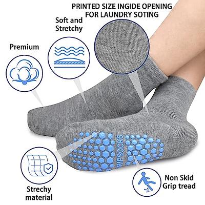 Tphon Non Slip Kids Trampoline Socks Anti Skid Socks with Grippers for  Toddler Children Teenagers Grip Socks for Boys Girls