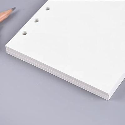 A6 Lined Refill Paper, 100 Sheets/200 Pages Loose Leaf Paper for Filofax  Person Binders, 6 Holes Punched, 100gsm Ruled White Filler Paper, 3.75'' x  6.75'' 