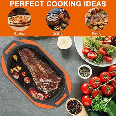 Round Cast Iron Steak Plate Wood Base Pre-Seasoned Cast Iron Pizza Baking  Pan And Wooden Base For Restaurant - Buy Round Cast Iron Steak Plate Wood  Base Pre-Seasoned Cast Iron Pizza Baking