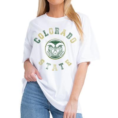 Women's Gameday Couture White Colorado State Rams Option Play Oversized Mesh Fashion Jersey Size: Medium