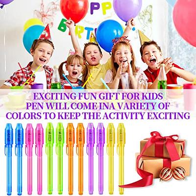 Joycover Invisible Ink Pen with UV Light for Kids, 24 Pack Spy Pen and  Notebook, Spy Party Favors for Kids 4-8 8-12, Classroom School Prize Goodie  Bag