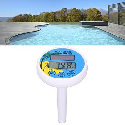 Swimming Pool Thermometer,floating Solar Pool Thermometer, Digital Water  Temperature Gauge For Hot Tub Pond Bath Water Spa