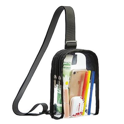 gdbis Clear Crossbody Bag, Stadium Approved Clear Purse Bag for Concerts  Sports Events