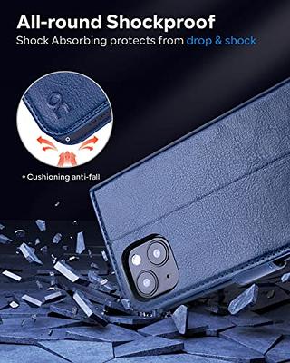 OCASE Compatible with iPhone 13 Wallet Case, PU Leather Flip Folio Case  with Card Holders RFID Blocking Kickstand [Shockproof TPU Inner Shell]  Phone