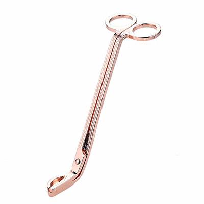 MUXSAM Candle Wick Trimmer, Candle Wick Cutter, Candle Scissors Cutter,  1-Pack Stainless Steel Wick Clipper Scissor Candle Tool for Trim Wick to  Burn, Reduces Soot (Rose Gold) - Yahoo Shopping