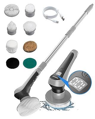 Rechargeable Electric Power Spin Scrubber with 7 Replaceable Brush Heads,  Cordless Electric Shower Scrubber with Adjustable Extension Long Handle for  Bathroom - Yahoo Shopping