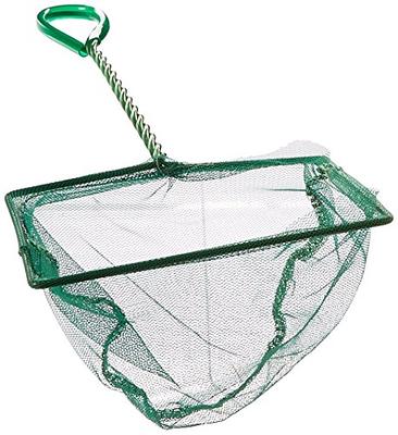 Pawfly 10 Inch Aquarium Fish Net with Braided Metal Handle  Large Square Net with Soft Fine Mesh Sludge Food Residue Wastes Skimming Cleaning  Net for Fish Tanks Small Koi Ponds and