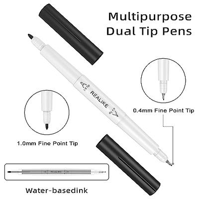 DOOHALO Fine Point Pens for Cricut Joy Dual Tip Pens with 0.4 Tip