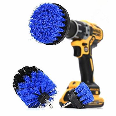 Drillbrush Shower Cleaner 2 pc. Set, Grout Brush Drill Attachment Scrub  Brush, Household Cleaning Brushes for Drill