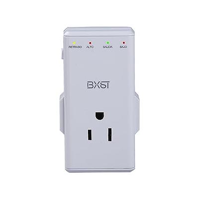 1 BSEED Voltage Protector, 3 Outlet Plug in Surge Protector for Various  Home Appliance Multi-Function Plug with Protection Wall Mo