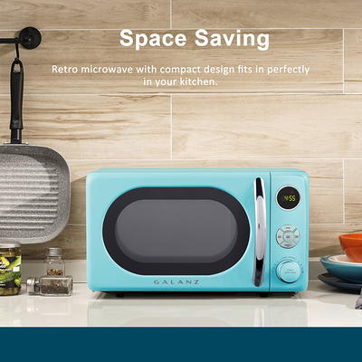 0.9 Cu.ft Retro Microwave Oven - Green