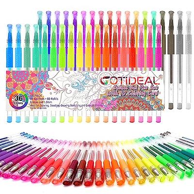 Glitter Gel Pens Coloring Books  Gel Pens Adult Coloring Books