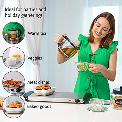 Portable Electric Warming Tray Silicone, Electric Warming Tray with  Adjustable Temperature, Foldable Food Warmer Hot Plate Fast Heating for  Home Buffets, Restaurants, Parties - Yahoo Shopping