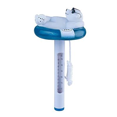 Kingsource Large Floating Pool Thermometer, Water Temperature Thermometers with String for Outdoor & Indoor Swimming Pools, Spas, Hot Tubs,Fish