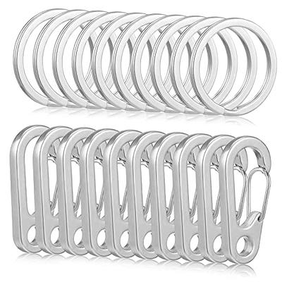 FOCCTS Wire Keychain Cable Stainless Steel Key Ring Loop 50 Pcs Stainless  Steel Wire Keychain 6 Inches Nylon Coated Keychain - Yahoo Shopping