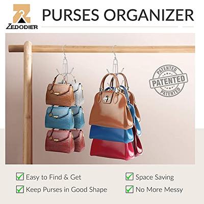 hanger organizer hanging handbag organizer Closet Purse Organizer