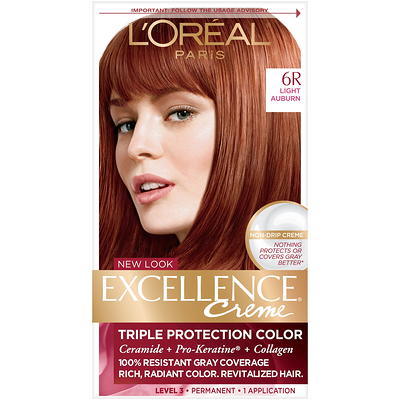 L'Oreal Paris Excellence Creme Permanent Triple Protection Hair Color, 7R  Red Penny 1 kit - Yahoo Shopping