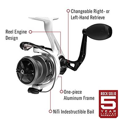 Quantum Accurist Spinning Fishing Reel, Size 15 Reel, Changeable Right- or  Left-Hand Retrieve, Oversized Non-Slip Handle Knob and Continuous  Anti-Reverse Clutch, White - Yahoo Shopping