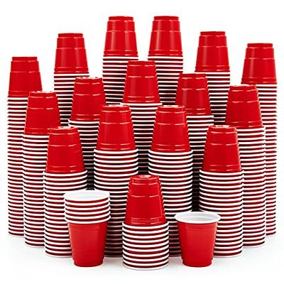 Lilymicky 1080 PACK 2 oz Plastic Shot Glasses, Red Disposable Shot Cups,  Mini Red Shot Cups, 2 oz Party Cups for Christmas Party - Yahoo Shopping