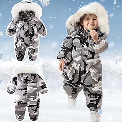  UGREVZ Girls Boys Snow Pants 2-9 Years Old Thick