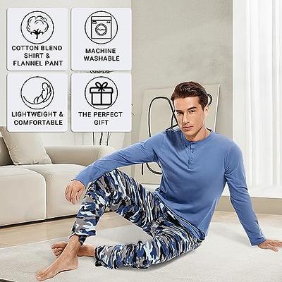 New MoFiz Men's Pajama Pants Sleep Lounge Pants 100% Cotton Blue Plaid –  The Warehouse Liquidation
