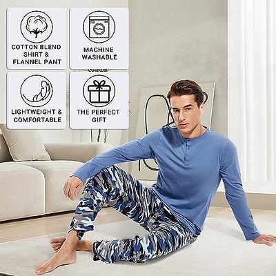 Fruit Of The Loom Men's Short Sleeve Jersey Knit Top and Fleece Sleep Pant,  2 Piece