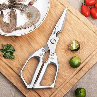 Multifunctional Kitchen Scissors Stainless Steel Sharp with Cover