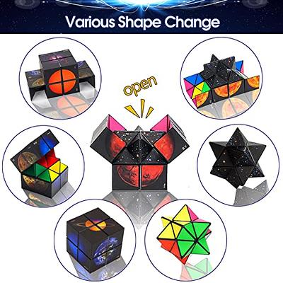 The Amazing Magic Cube - transforming Geometric Puzzle - 2 Cubes inclu –  Fidget Kids