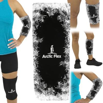 Arctic Flex Ice Packs for Injuries Reusable - Flexible Hot Cold Packs -  Therapy Gel Ice Wrap with Straps - Ankle, Elbow, Knees, Foot, Hip Arm, Back