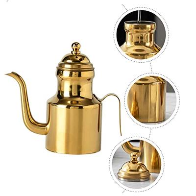 Hoement Oil Dispenser Pot Stainless Steel Oil Pot Oil Can Cooking Oil  Pouring Oil Pot - Yahoo Shopping