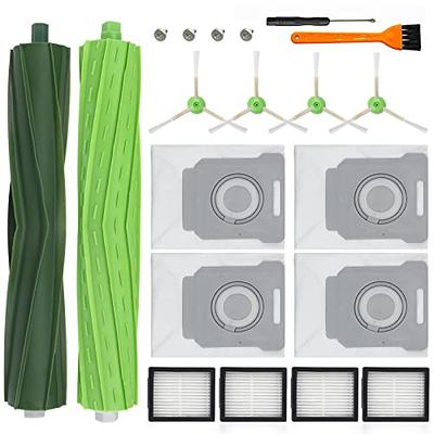  KEEPOW Replacement Parts Accessories Compatible with iRobot  Roomba i7 i3 i4 j7 E5 E6 E7 i7+ Vacuum Cleaner Accessories, 6 HEPA Filters,  6 Side Brushes, 1 Set Multi-Surface Rubber Brushes 