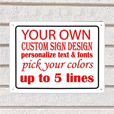 Personalized Signs for Your Office