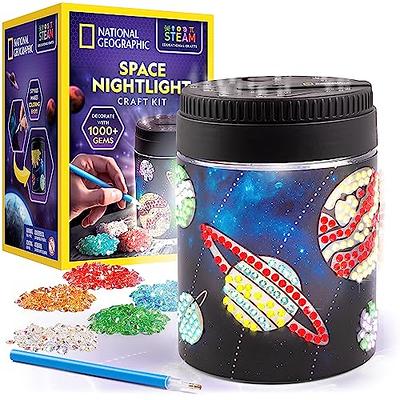 Paint Your Own Moon Lamp Kit, Valentines Crafts DIY 3D Moon Lamp Galaxy Light Art Supplies for Kids 9-12, Arts and Crafts for Kids Ages 8-12, Toys