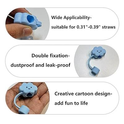 Christmas Cup Straw Cover Silicone Straw Cover 10mm Straw Cover Cute  Cartoon