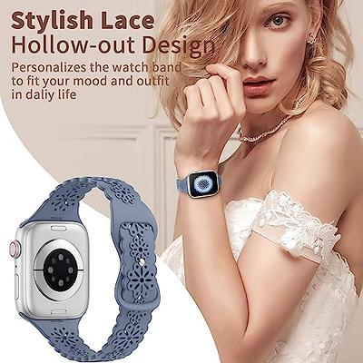  [2 Pack] Designer Bands Compatible with Apple Watch