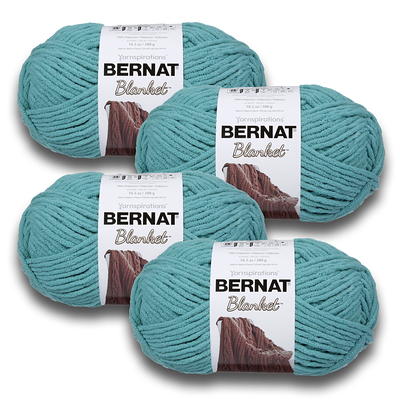 Bernat Blanket Faded Blues Yarn - 2 Pack of 300g/10.5oz - Polyester - 6  Super Bulky - 220 Yards - Knitting/Crochet