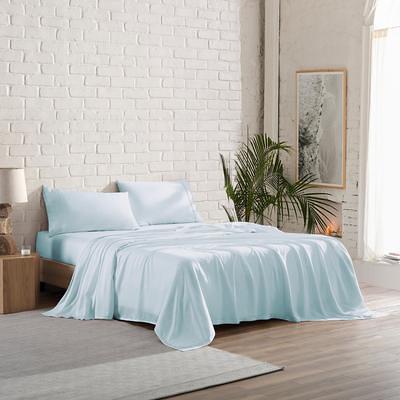 The Company Store Cotton Tencel Lyocell White Solid Bath Sheet