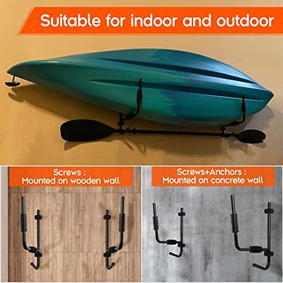 Indoor-Outdoor Kayak Wall Mount  4 Kayak Rack Organizer – StoreYourBoard