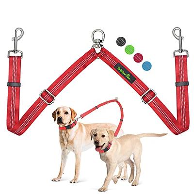 Brilliant Paw Double Dog Leash, Two Dog Leash Splitter, Adjustable Length  and Tangle Free, Heavy Duty Walking Training Dual Dog Leash Extension for  Medium and Large Dog, Red… - Yahoo Shopping