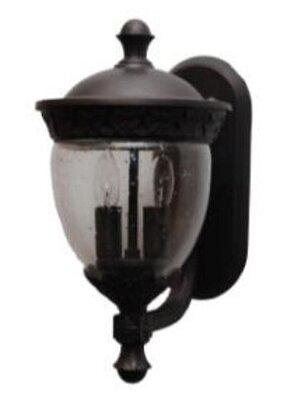 Nathan James Sedona Black Outdoor Wall Sconce Lantern Light Fixture with Iron Frame and Cylinder Clear Shade