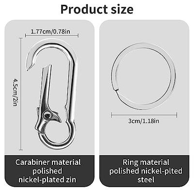 Yelewen Car Keychain Carabiner Clip with 2 Key Rings Hooks Holder Wallet  Purses Belt Loops Key Chains Dog Leash Keyring Heavy Duty Business Gift for  Men Women Gold - Yahoo Shopping