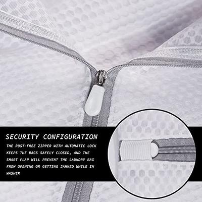 8Pcs Mesh Travel Laundry Bag Durable Clothes Wash Bag Washing Garment Bag