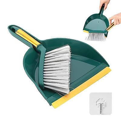 Harper Live.Love.Clean. 11.85 in. Bamboo Counter Brush and Dustpan Set for Small Debris