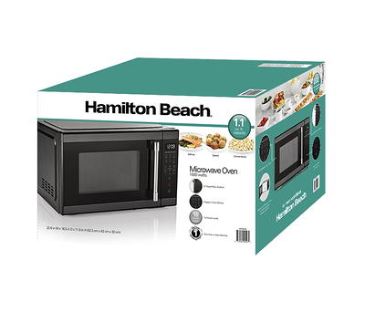 Hamilton Beach 1.1 Cu. Ft. Digital White Microwave Oven 